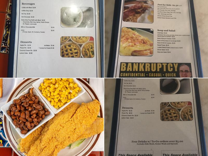 Jeff's Country Cafe Menu