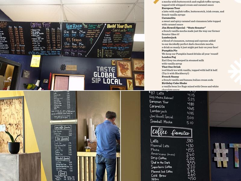 The Underground Coffee Menu