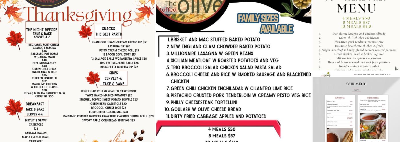Stuffed Olive Menu