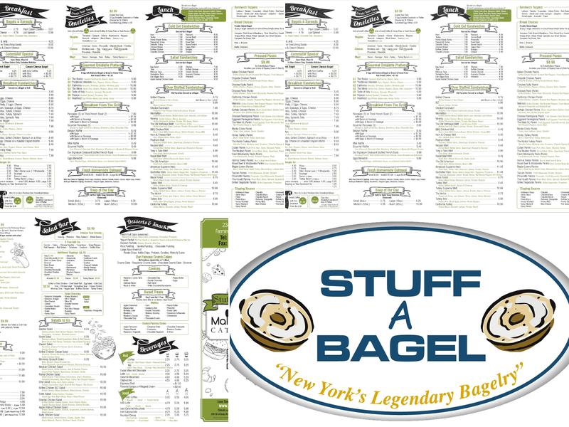 Stuff A Bagel Menu