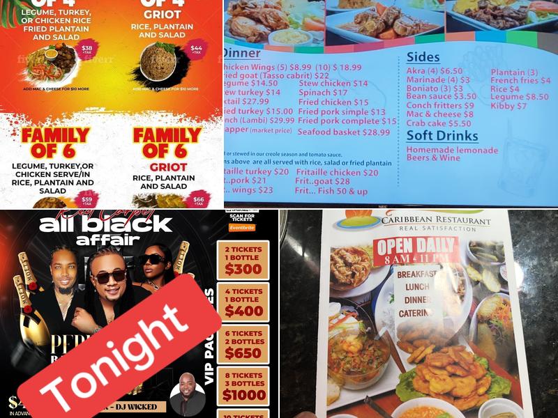 Delish Caribbean Restaurant Menu