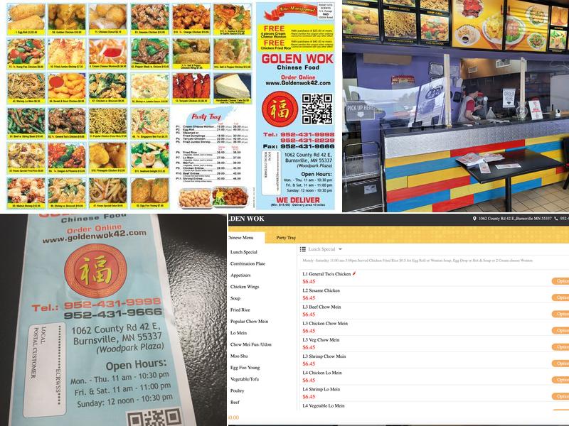 Golden Wok Menu