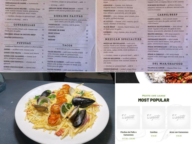Mojito Cafe & Lounge Menu