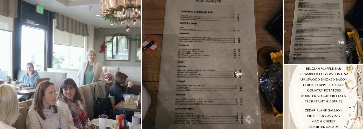 Bella Bru Cafe Menu