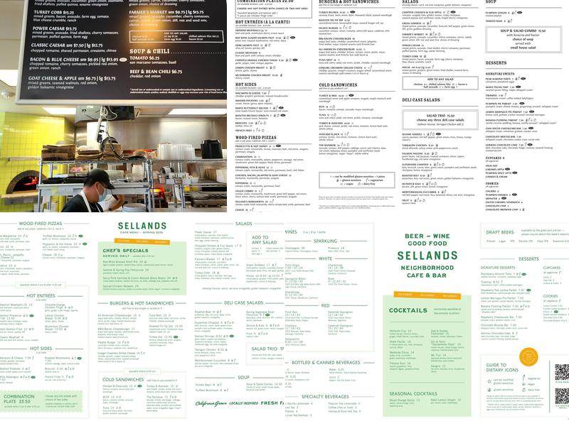 Selland's Market-Cafe East Sacramento Menu