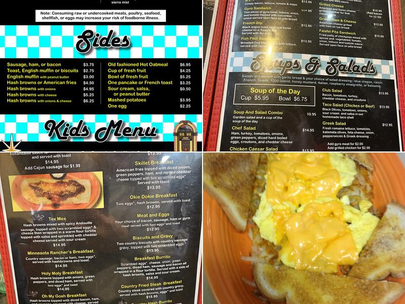 Valley Diner Menu