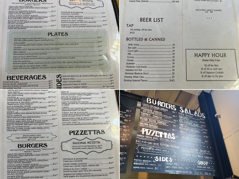 Cafe Bernardo - R15 Menu