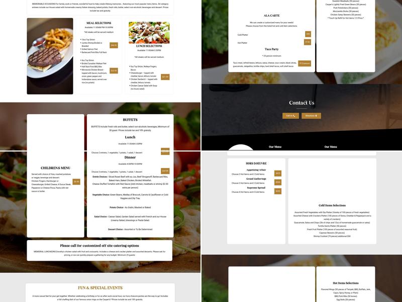 Casper's Cherokee of Eagan Menu