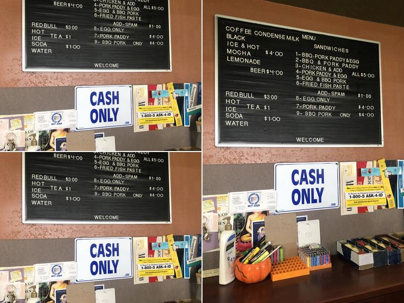 Sam's Café Menu