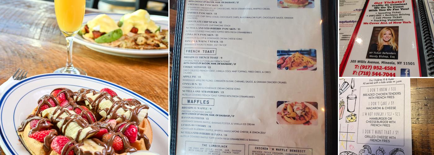 Broadway Diner Menu