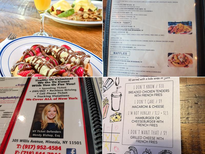 Broadway Diner Menu