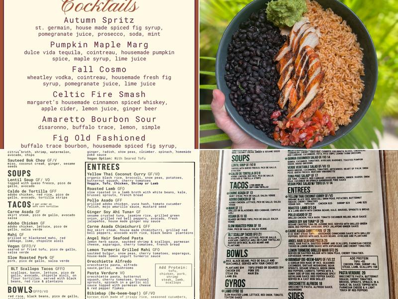 Cafe Verde Menu