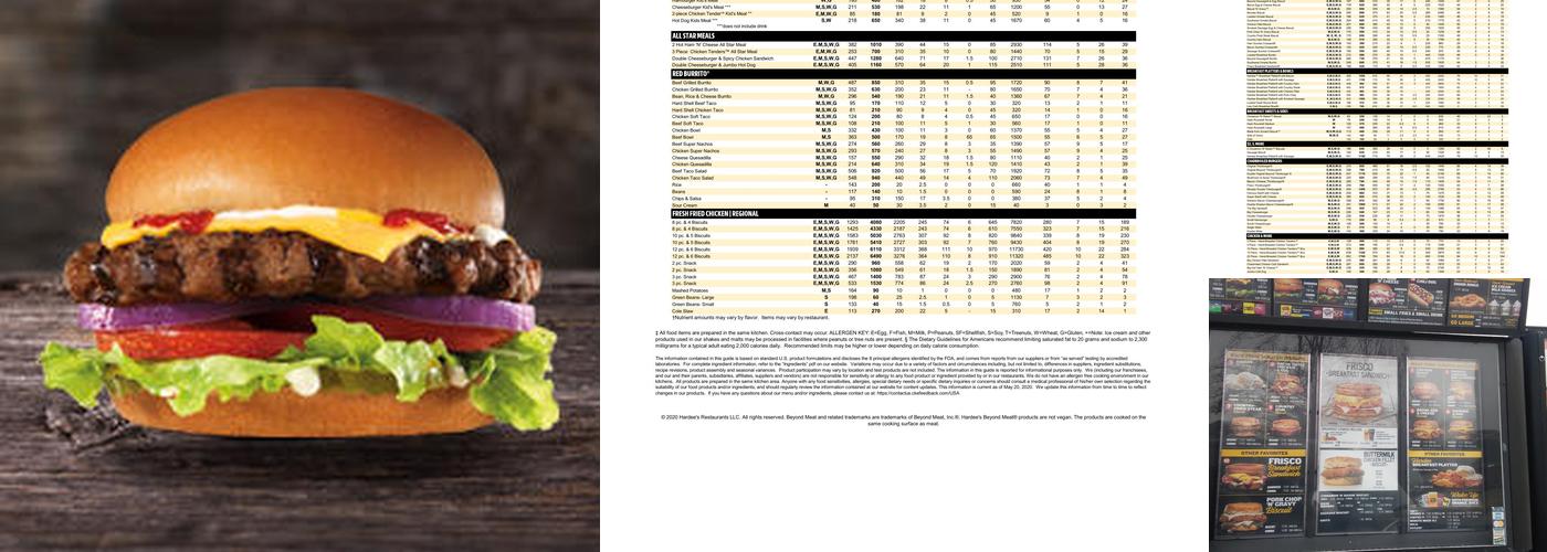 Hardee’s Menu