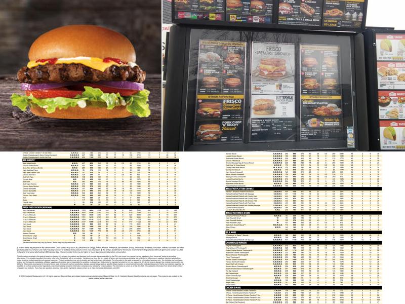 Hardee’s Menu
