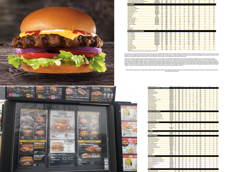Hardee’s Menu