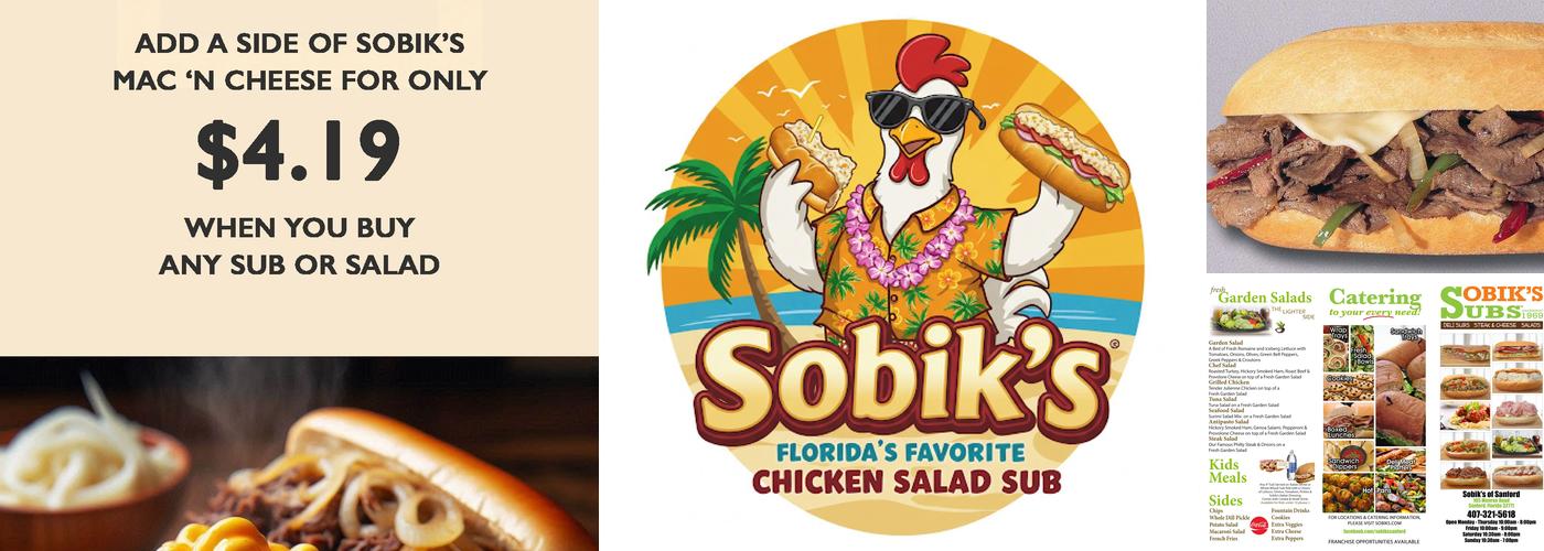 Sobik's Subs Menu