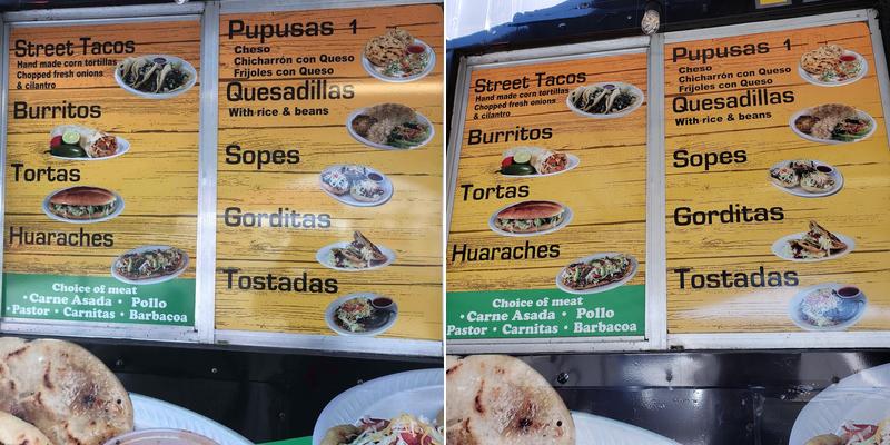 Taco Express Menu