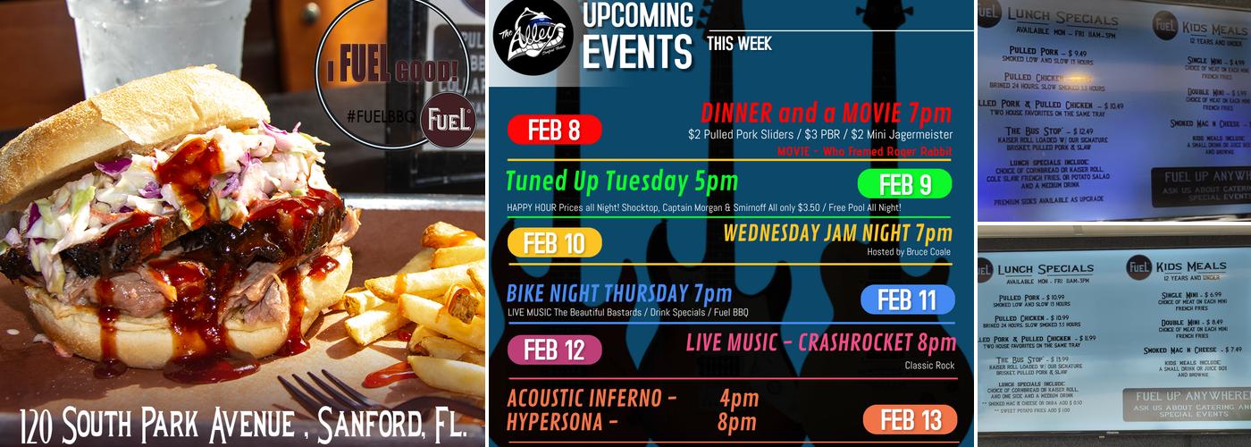 Fuel BBQ Menu