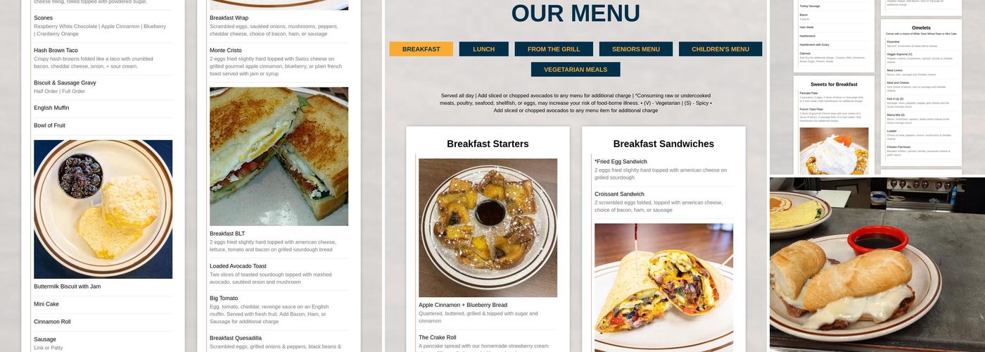PerKup Cafe Menu