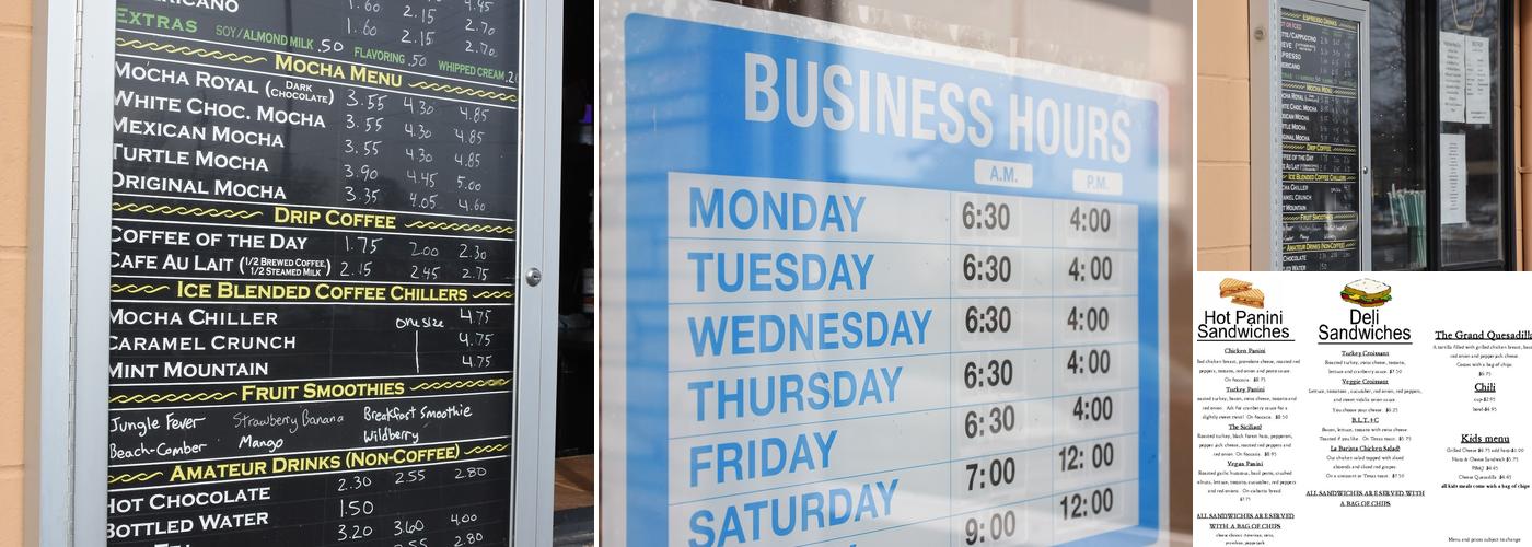 La Barista Coffee Menu