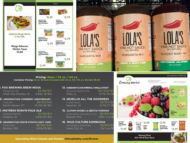 Gateway Market Cafe Menu