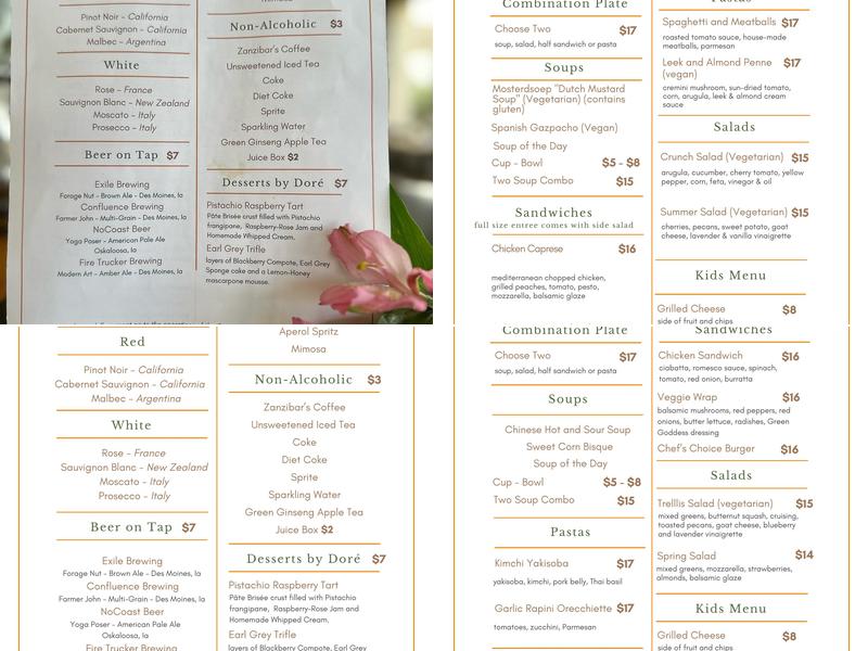 Trellis Menu