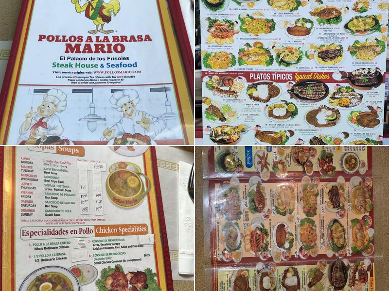 Pollos Mario Menu