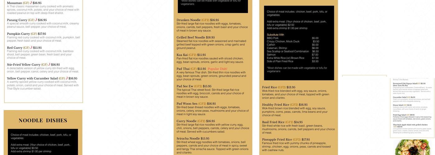 Cool Basil Menu