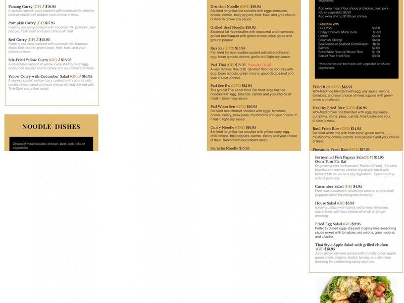 Cool Basil Menu