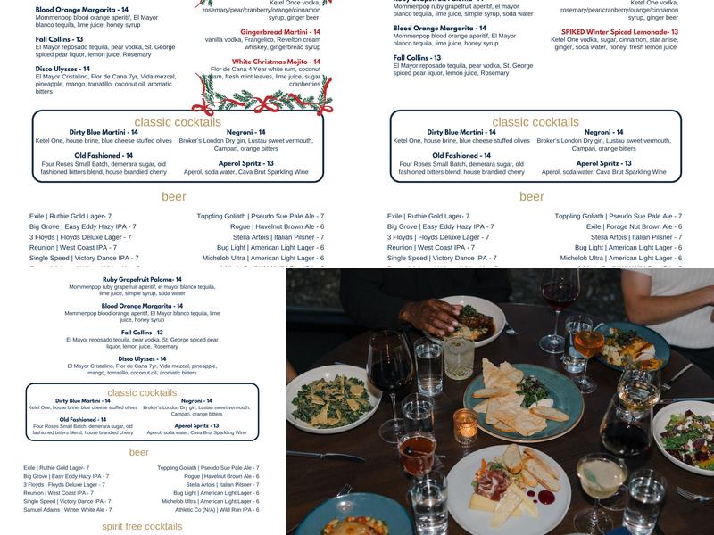 Table 128 Menu
