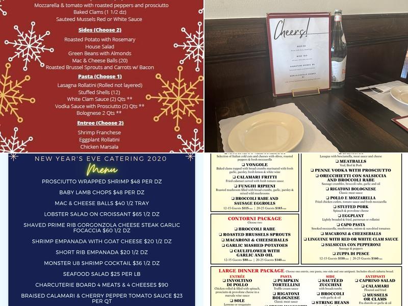 Capo Ristorante Menu