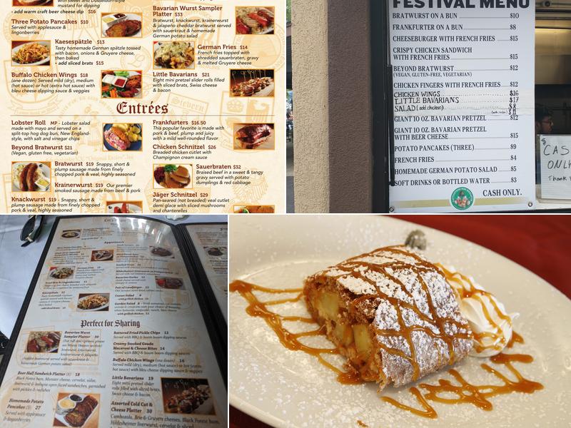 Plattduetsche Park Menu