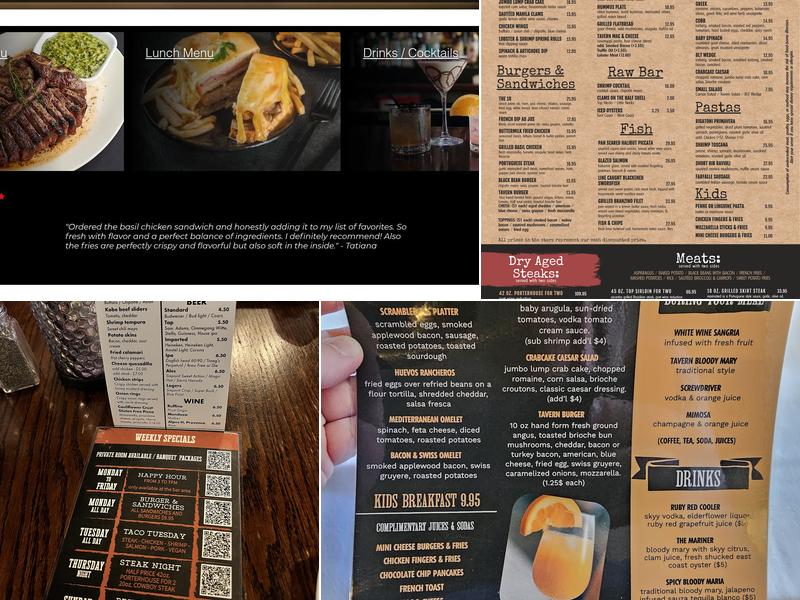 Galo Tavern18 - Restaurant & Bar Menu