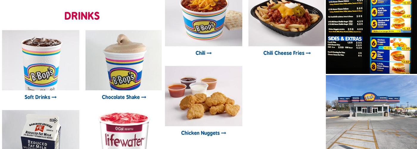 B-Bop's Menu