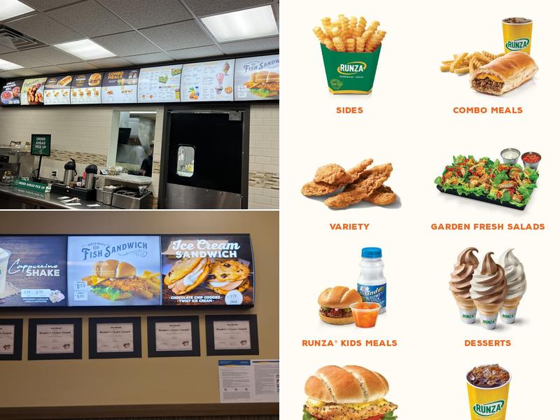 Runza Restaurant Menu