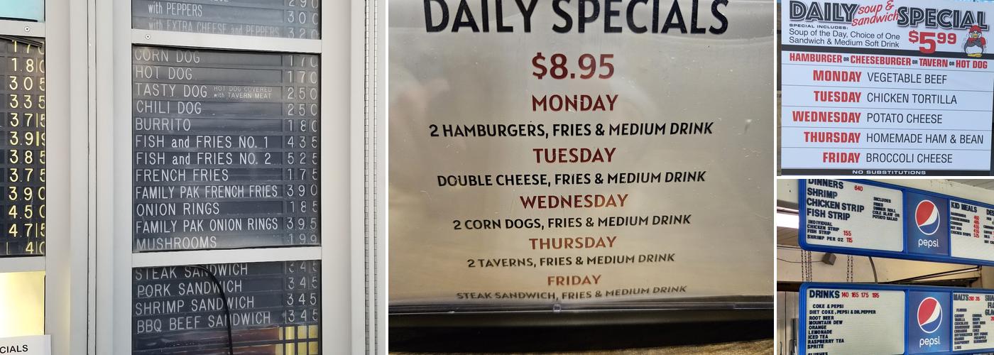 Scotty's Drive-In Menu