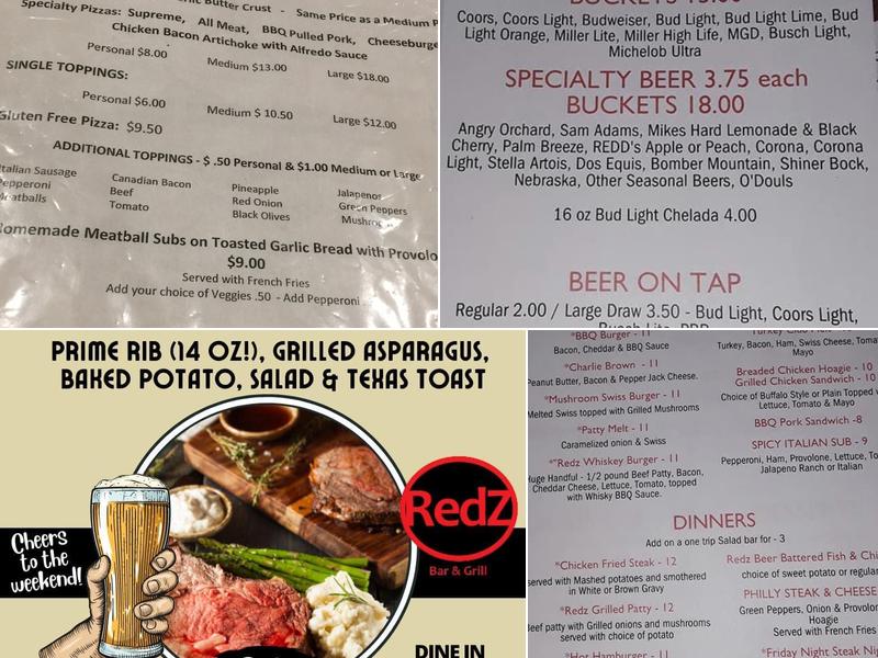 Redz Menu