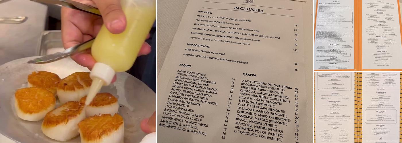 Marea Menu