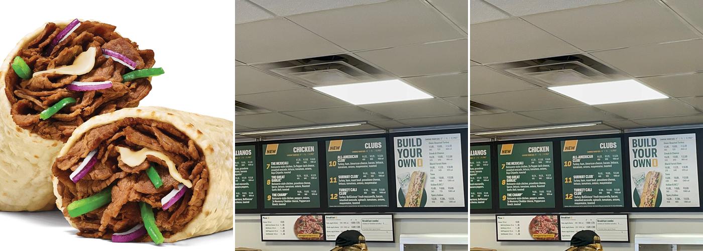 Subway Menu