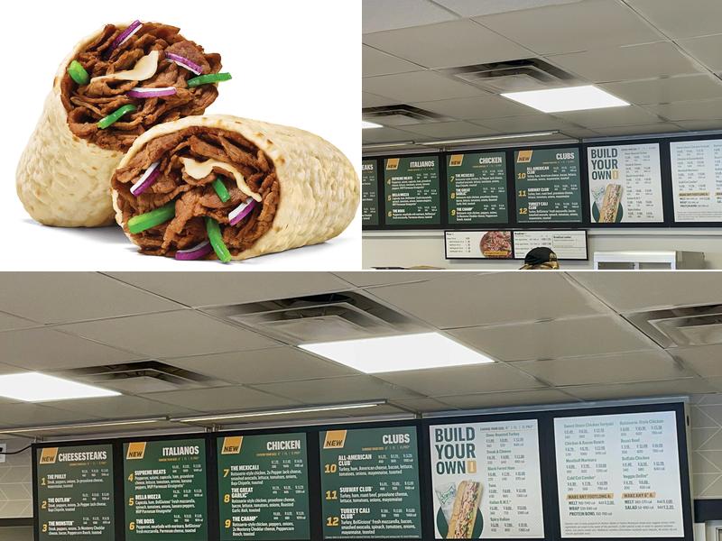 Subway Menu