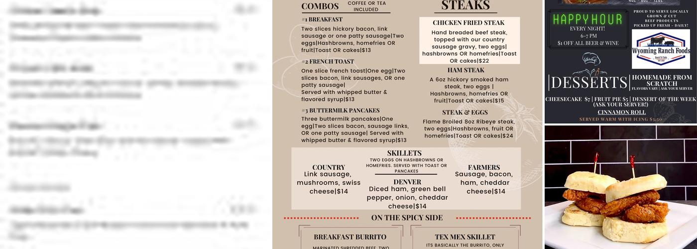 Deacons Menu