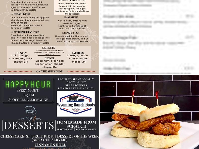 Deacons Menu