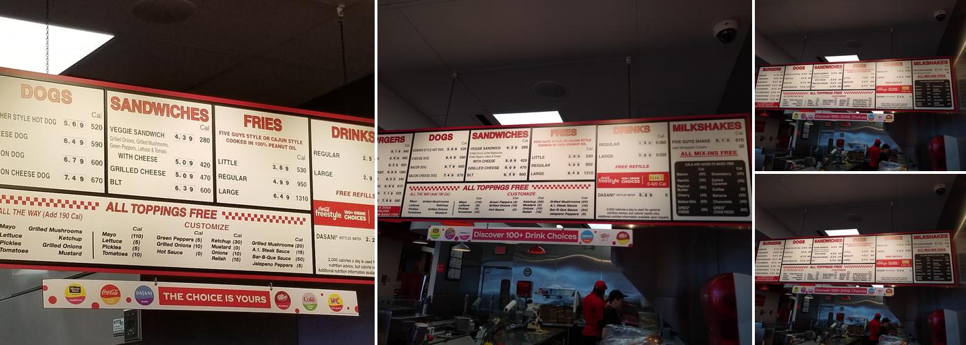 Five Guys Menu