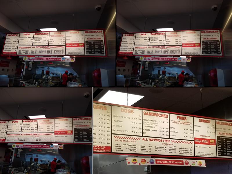 Five Guys Menu