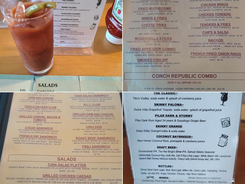 Conch Flyer Menu