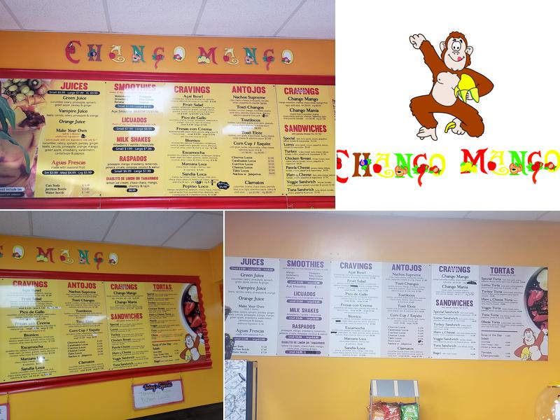 Chango Mango Menu