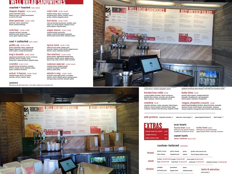 Rubicon Deli Mission Hills Menu