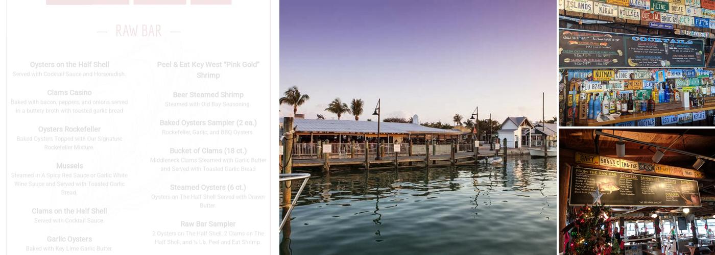 Half Shell Raw Bar Menu