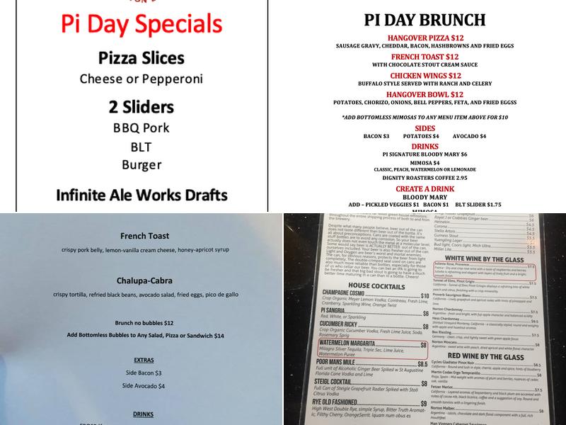 Pi on Broadway Menu
