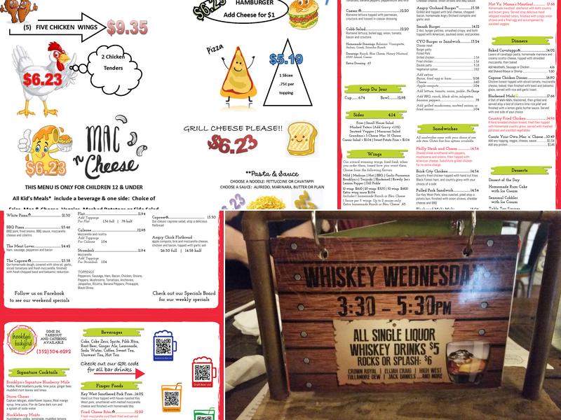 Brooklyn's Backyard Menu